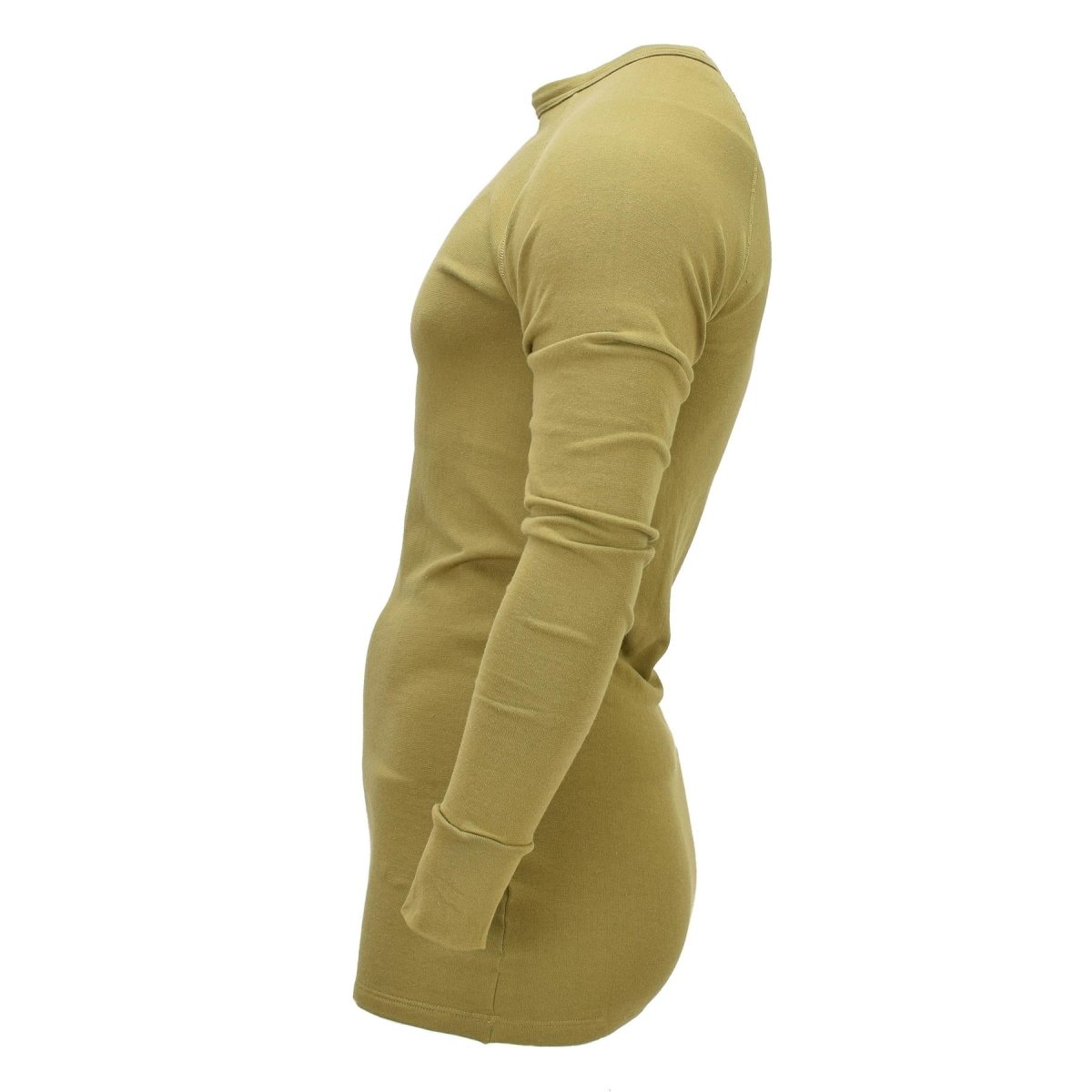 Maillot de corps Koala militaire néerlandais original, couche de base thermique à manches longues, kaki