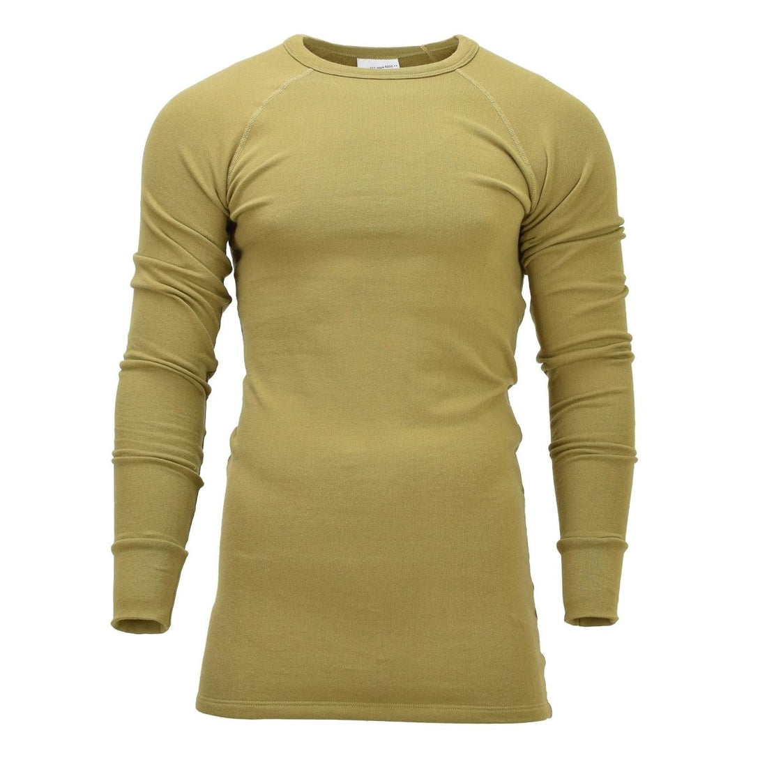 Maillot de corps Koala militaire néerlandais original, couche de base thermique à manches longues, kaki