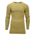 Maillot de corps Koala militaire néerlandais original, couche de base thermique à manches longues, kaki