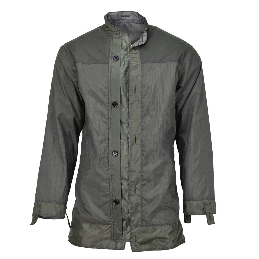 Veste de pluie militaire néerlandaise originale, imperméable, coutures étanchées, combat, olive