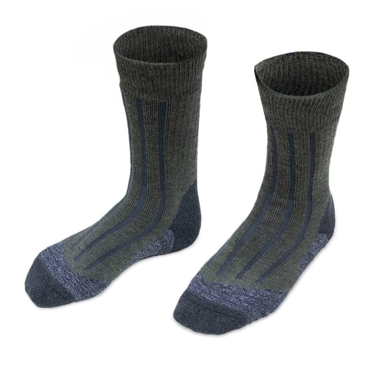 Chaussettes longues originales militaires néerlandaises Meindl MT3 Plus en laine mérinos olive utilisées