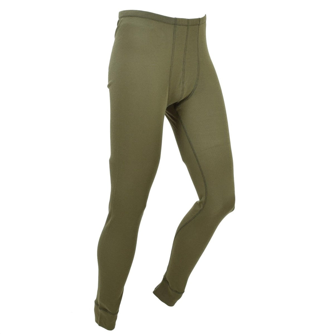 Caleçon thermique ODLO militaire néerlandais d'origine matériau souple polyvalent olive