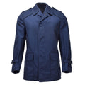 Parka militaire néerlandaise originale doublée polaire, veste militaire pour temps froid, bleu