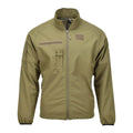 Veste softshell militaire néerlandaise originale avec poches zippées et aisselles ventilées olive