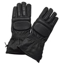 Original Dutch Military Tactical Gloves Reinforeced Knuckle Leather Black - GoMilitar