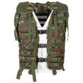Gilet tactique militaire néerlandais d'origine avec fixation molle DMP camouflage boisé