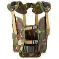 Ensemble de gilet tactique militaire néerlandais original, ancien modèle Woodland, pochettes à clip Alice