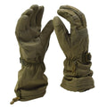 Gants d'hiver militaires néerlandais originaux ECWS imperméables en peau de chèvre Palm Olive