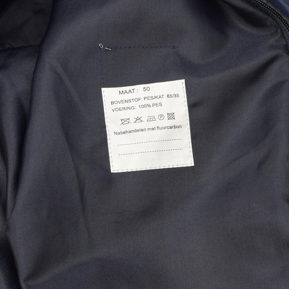 Manteau de pluie bleu uni pour femme, original, style militaire néerlandais, doublure matelassée