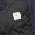 Manteau de pluie bleu uni pour femme, original, style militaire néerlandais, doublure matelassée
