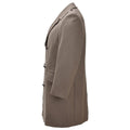 Manteau habillé en laine militaire néerlandais original, à double boutonnage, problème de l'armée, kaki