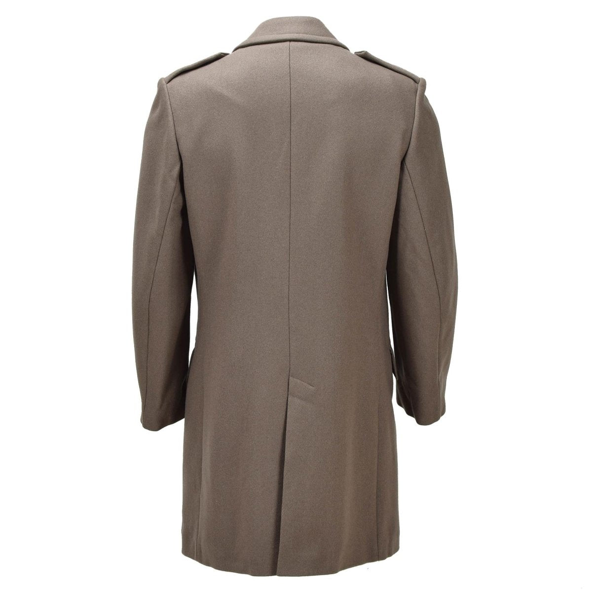 Manteau habillé en laine militaire néerlandais original, à double boutonnage, problème de l'armée, kaki