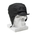 Chapeau de parachutiste néerlandais original, casquette de ranger, cache-oreilles, bord coupe-vent, surplus noir