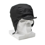 Chapeau de parachutiste néerlandais original, casquette de ranger, cache-oreilles, bord coupe-vent, surplus noir