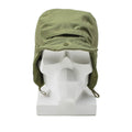 Chapeau de parachutiste néerlandais original, casquette de ranger, cache-oreilles, bord coupe-vent, surplus d'olive