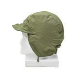 Chapeau de parachutiste néerlandais original, casquette de ranger, cache-oreilles, bord coupe-vent, surplus d'olive