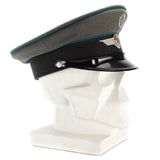 Casquette à visière originale de l'armée NVA d'Allemagne de l'Est, chapeau à visière militaire des forces aériennes NEUF
