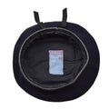 Béret de commandement en laine bleu foncé de l'armée française d'origine, casquette légère vintage NEUF