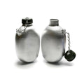 Bouteille d'eau à boire originale de l'armée française, pot de cantine, pochette en coton, OD NEUF