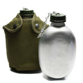 Bouteille d'eau à boire originale de l'armée française, pot de cantine, pochette en coton, OD NEUF