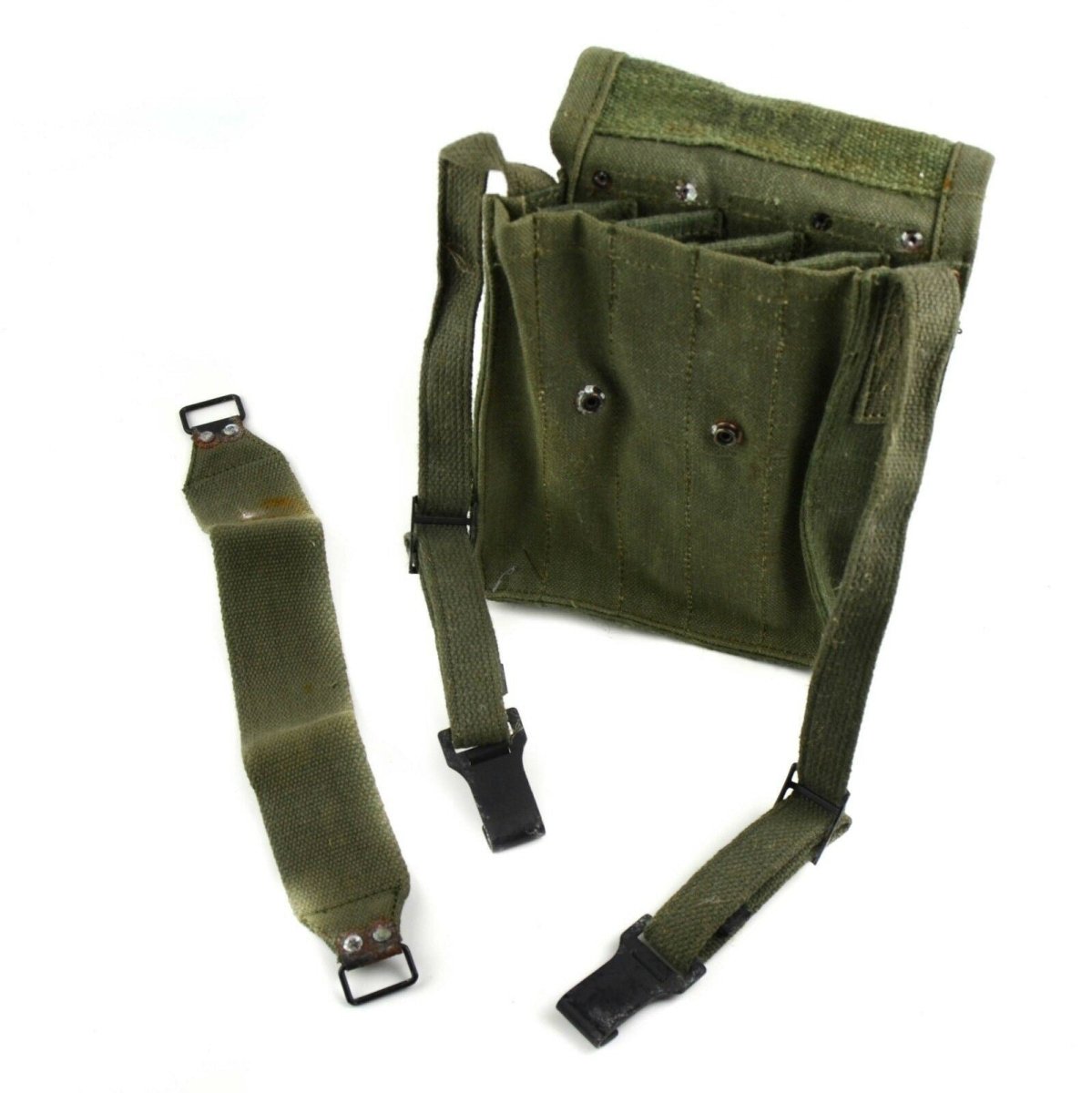 Étui porte-chargeur d'origine de l'armée française MAT pour sac à munitions 5 cellules