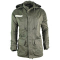 Veste de combat militaire à capuche en satin de l'armée française d'origine Olive OD