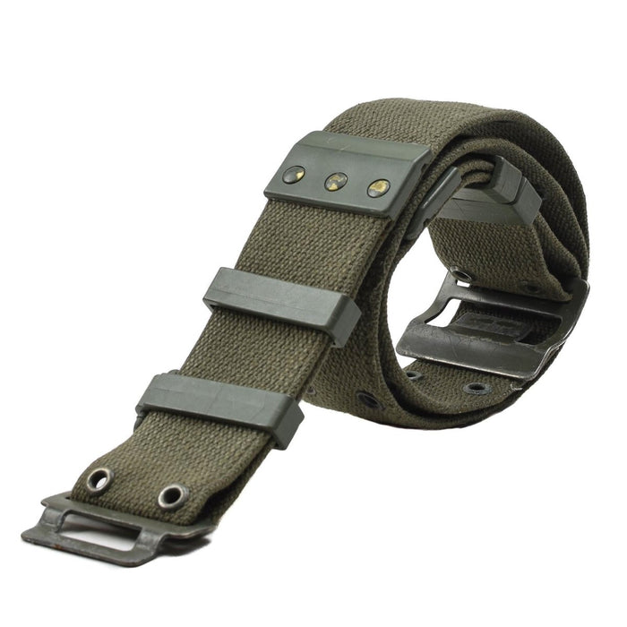 Ceinture en sangle originale de l'armée française Ceinture en toile Famas Olive OD France Military - GoMilitar