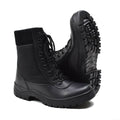 Bottes militaires françaises originales en cuir noir respirantes légères de l'armée NEUVES
