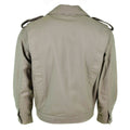 Veste classique militaire française originale plissée à ourlet élastiqué Gris