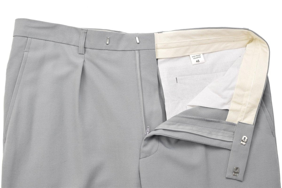 Pantalon de costume militaire français original pantalon formel uniforme gris pantalon décontracté NEUF