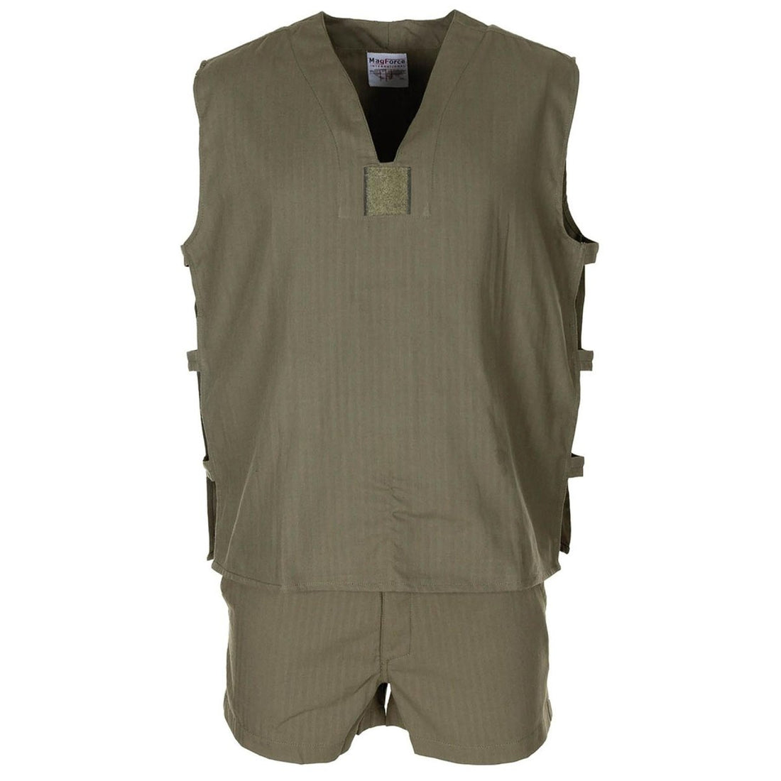 Chemise militaire française originale de jungle sans manches olive tactique légère NEUF