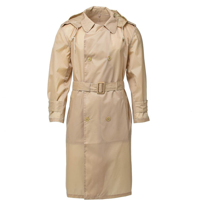 Original français militaire kaki imperméable imperméable robe formelle manteau long NOUVEAU - GoMilitar