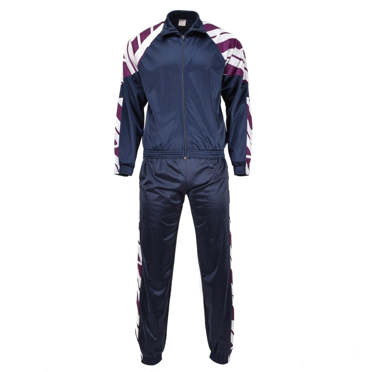 Pantalon de survêtement d'école militaire français original pantalon de sport rayé course randonnée
