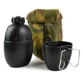 Gourde de l'armée britannique authentique et originale avec tasse et bouteille d'eau de 58 litres avec pochette