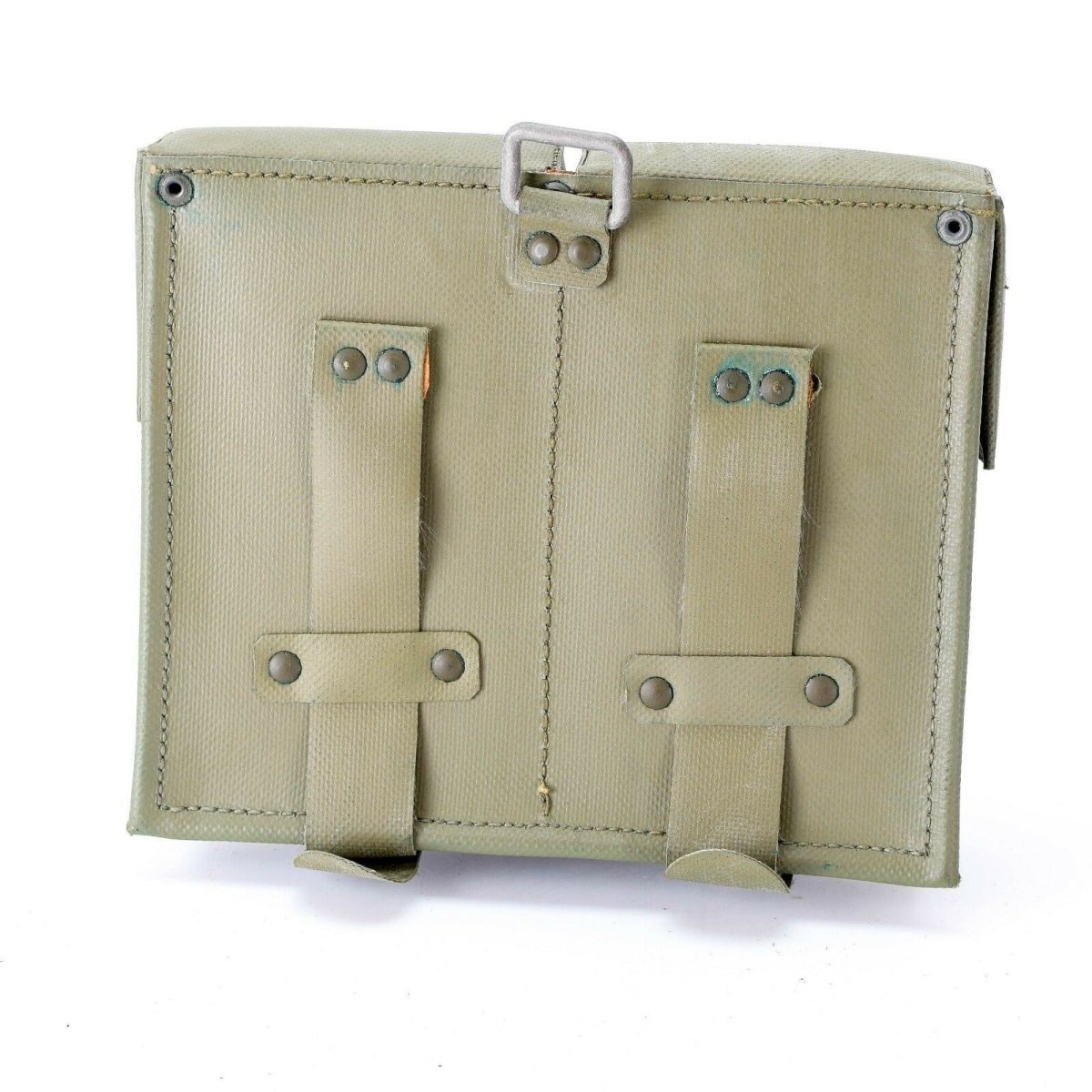 Pochette pour chargeurs de munitions de l'armée allemande d'origine, double revêtement en PVC, mag Olive OD