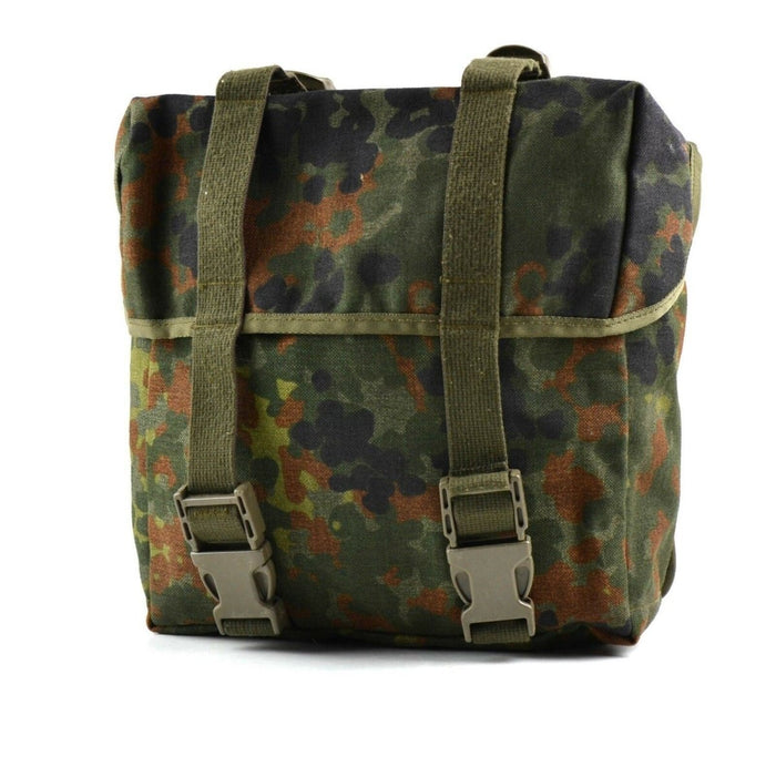 Sac de combat camouflage flecktarn original de l'armée allemande, surplus de système de sangle militaire - GoMilitar