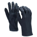Gants d'origine de l'armée allemande. Gants militaires en cuir véritable gris fabriqués par BW