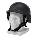 Casque de combat en Kevlar de l'armée allemande d'origine, sangle tactique réglable, noir