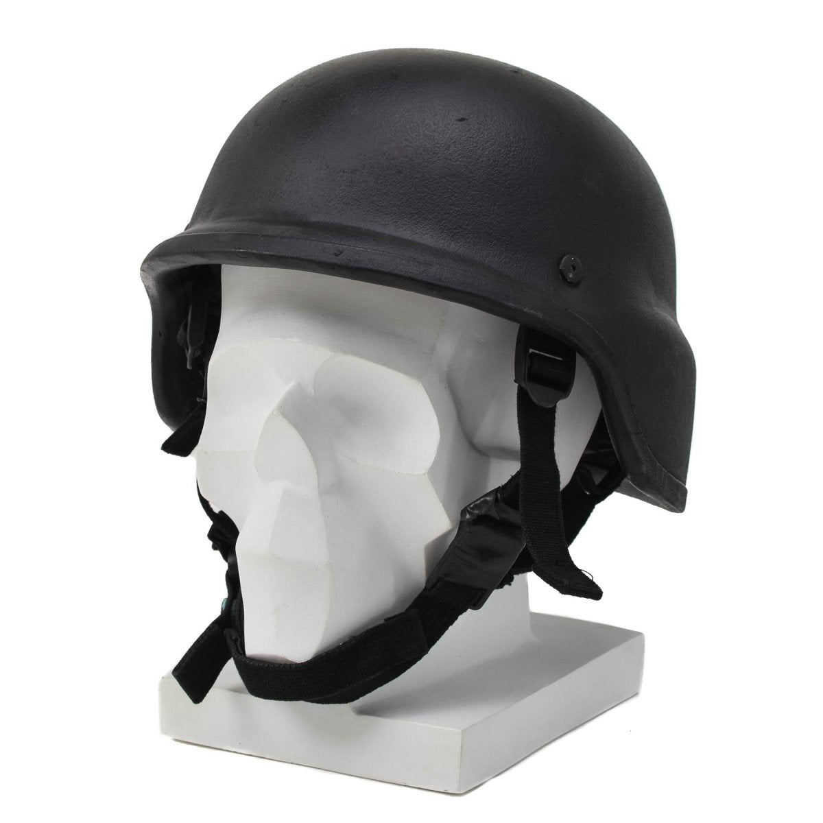 Casque de combat en Kevlar de l'armée allemande d'origine, sangle tactique réglable, noir