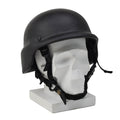 Casque de combat en Kevlar de l'armée allemande d'origine, sangle tactique réglable, noir