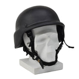 Casque de combat en Kevlar de l'armée allemande d'origine, sangle tactique réglable, noir