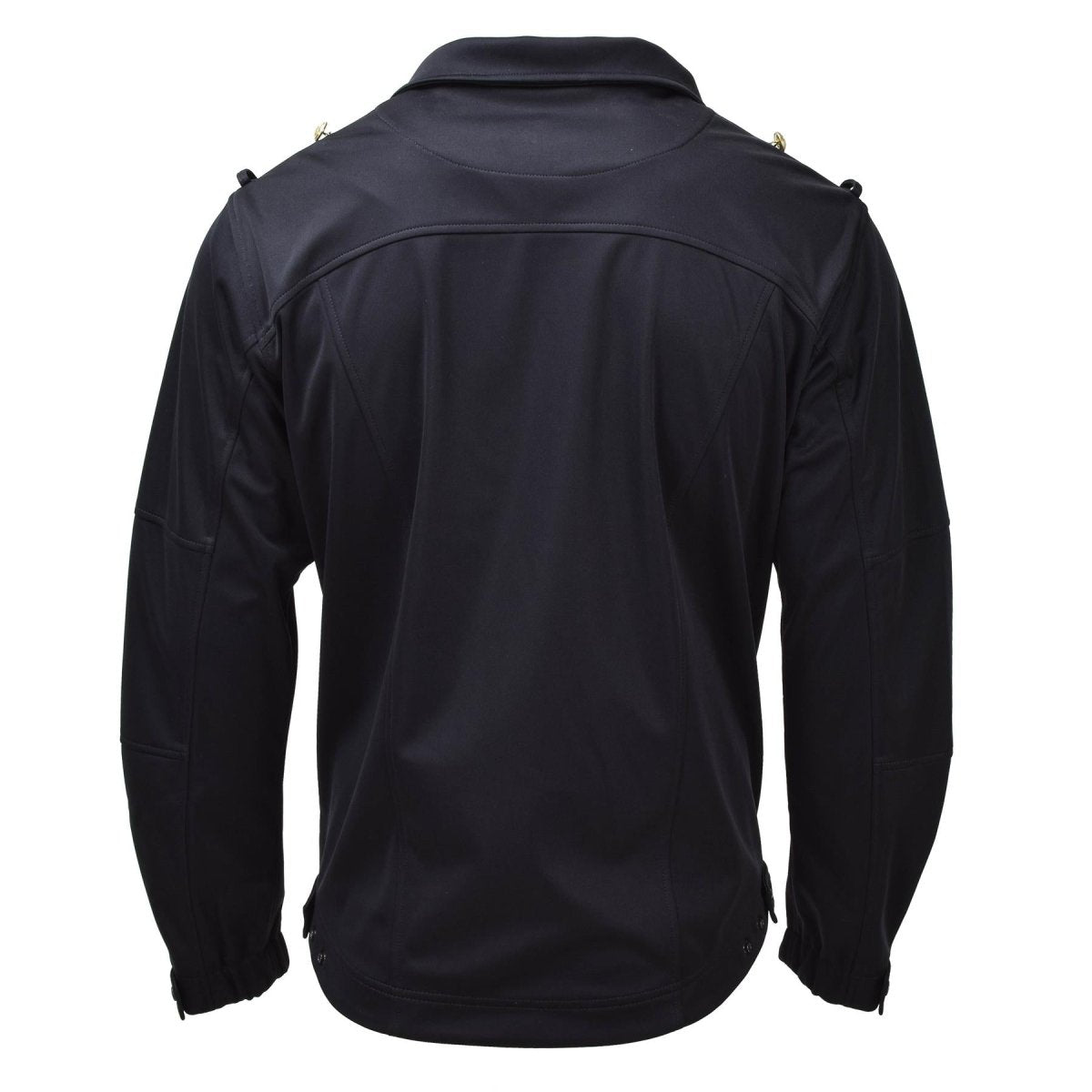 Veste de combat originale de l'armée allemande à fermeture éclair noire softshell col haut NEUF