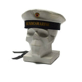 Casquette originale des Marines de l'armée allemande, chapeau de la Bundesmarine, blanc