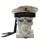 Casquette originale des Marines de l'armée allemande, chapeau de la Bundesmarine, blanc