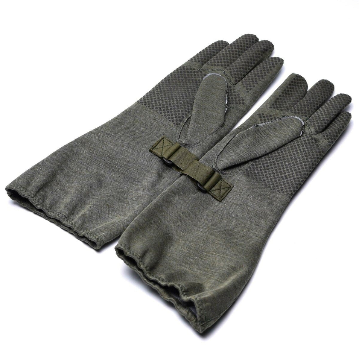 Gants de pilote Nomex d'origine de l'armée allemande avec pince grise, édition militaire, NEUF