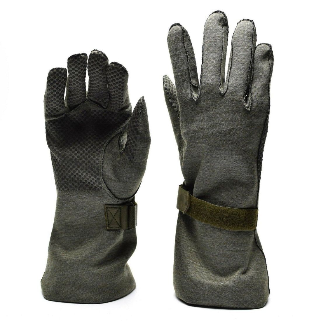 Gants de pilote Nomex d'origine de l'armée allemande avec pince grise, édition militaire, NEUF