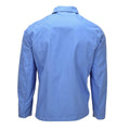 Chemise de pyjama originale de l'armée allemande à manches longues boutonnée sur le devant, vêtements de nuit bleu