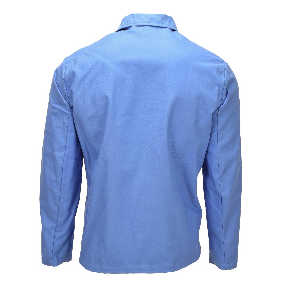 Chemise de pyjama originale de l'armée allemande à manches longues boutonnée sur le devant, vêtements de nuit bleu