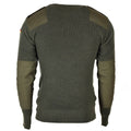 Pull original de l'armée allemande Commando Jumper Pull vert olive Laine NEUF