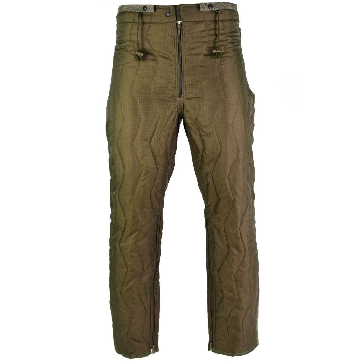 Pantalon matelassé d'origine de l'armée allemande, doublure de pantalon chauffante intérieure, thermique, hiver OD